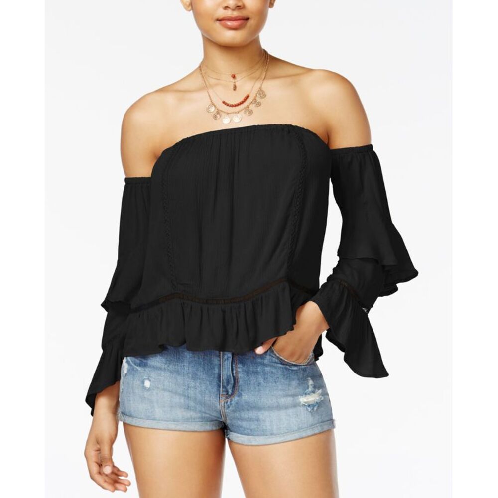 American Rag Juniors Off The Shoulder Top